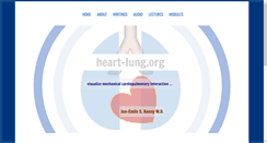 Desktop Screenshot of heart-lung.org