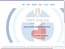 Tablet Screenshot of heart-lung.org